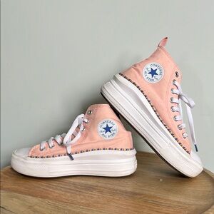 Chuck Taylor Converse All Star Move Platform Friendship Bracelet Big Kids Size 4